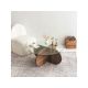 HANAH HOME Sto za dnevnu sobu Bubble Walnut - 173386