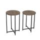 HANAH HOME Set klub stolova Neta, braon/crna - 173415