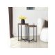 HANAH HOME Set klub stolova Neta, braon/crna - 173415