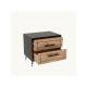 HANAH HOME Noćni ormarić Night, antracit/krem - 854KLN3082