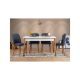 HANAH HOME Trpezarijski sto Costa Masa Atlantic White - 173497
