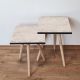 HANAH HOME Pomoćni stočić 2SHP180 Beige - 173695