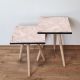 HANAH HOME Pomoćni stočić 2SHP187 Beige - 173706