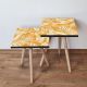 HANAH HOME Pomoćni stočić 2SHP204 Orange - 173717