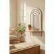 HANAH HOME Zidna polica Artmtkwll1, bela/braon - EP3056589