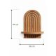 HANAH HOME Zidna polica Artmtkwll1, svetlobraon - EP3056592