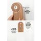 HANAH HOME Zidna polica Artmtkwll1, svetlobraon - EP3056592
