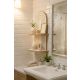 HANAH HOME Zidna polica Artmtkwll2, bela/braon - EP3056598