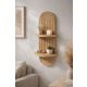 HANAH HOME Zidna polica Artmtkwll2, svetlobraon - EP3056601