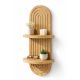 HANAH HOME Zidna polica Artmtkwll2, svetlobraon - EP3056601