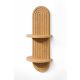 HANAH HOME Zidna polica Artmtkwll2, svetlobraon - EP3056601