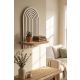 HANAH HOME Zidna polica Artmtkwll1D, bela/braon - EP3056607