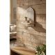 HANAH HOME Zidna polica Artmtkwll1D, bela/braon - EP3056607