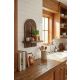 HANAH HOME Zidna polica Artmtkwll1D, braon - EP3056613