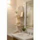 HANAH HOME Zidna polica Artmtkwll2D, bela/braon - EP3056616