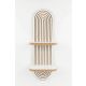 HANAH HOME Zidna polica Artmtkwll2D, bela/braon - EP3056616