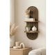HANAH HOME Zidna polica Artmtkwll2D, braon - EP3056622