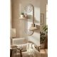 HANAH HOME Zidna polica Artmtkwll3, bela/braon - EP3056625
