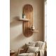 HANAH HOME Zidna polica Artmtkwll3, svetlobraon - EP3056628