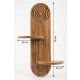 HANAH HOME Zidna polica Artmtkwll3, svetlobraon - EP3056628