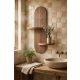 HANAH HOME Zidna polica Artmtkwll3, braon - EP3056631