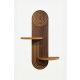 HANAH HOME Zidna polica Artmtkwll3, braon - EP3056631
