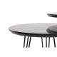 HANAH HOME Set klub stolova Siyah Mermer, crna - 174244