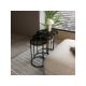 HANAH HOME Set klub stolova Alya, crna - 174255