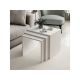 HANAH HOME Set klub stolova 3/1 Alya, bela - 174257