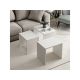 HANAH HOME Set klub stolova 3/1 Alya, bela - 174257
