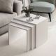 HANAH HOME Set klub stolova 3/1 Alya, bela - 174257
