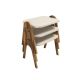 HANAH HOME Set pomoćnih stočića Paris, braon/krem - 174258