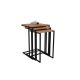 HANAH HOME Set stolova Stoli, braon/crna - 174260