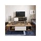 HANAH HOME Sto za dnevnu sobu Mistico Walnut White 2 - 174284
