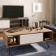 HANAH HOME Sto za dnevnu sobu Mistico Walnut White 2 - 174284