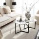 HANAH HOME Set klub stolova Bellisimo, crna - 174310