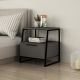 HANAH HOME Noćni ormarić Pal, antracit - 174385