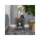 HANAH HOME Noćni ormarić Acres Nightstand, tamno braon - 174434