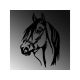 WALLXPERT Zidna dekoracija Horse Head - 174765