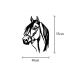 WALLXPERT Zidna dekoracija Horse Head - 174765