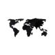WALLXPERT Zidna dekoracija World map silhouette - 174842
