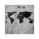 WALLXPERT Zidna dekoracija World map silhouette - 174842