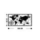 WALLXPERT Zidna dekoracija World Map Medium 2 - 174851