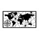 WALLXPERT Zidna dekoracija World Map Medium 2 - 174851