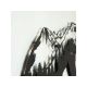 WALLXPERT Zidna dekoracija Landscape Bear Metal Wall Art APT626 - 174875