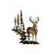 WALLXPERT Zidna dekoracija Deer 3 930DYU1217 - 174911