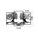 WALLXPERT Zidna dekoracija Love Tree 1 - 174919