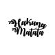 WALLXPERT Zidna dekoracija Hakuna Matata 891TNL1589 - 174924