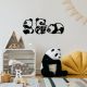 WALLXPERT Zidna dekoracija Pandas 298 - 174929