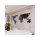 WALLXPERT Zidna dekoracija World map silhouette XL black - 174936